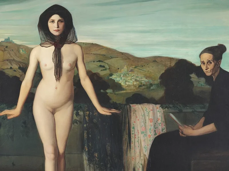 1886-Ángel Zárraga y Argüelles - La ballerina nuda